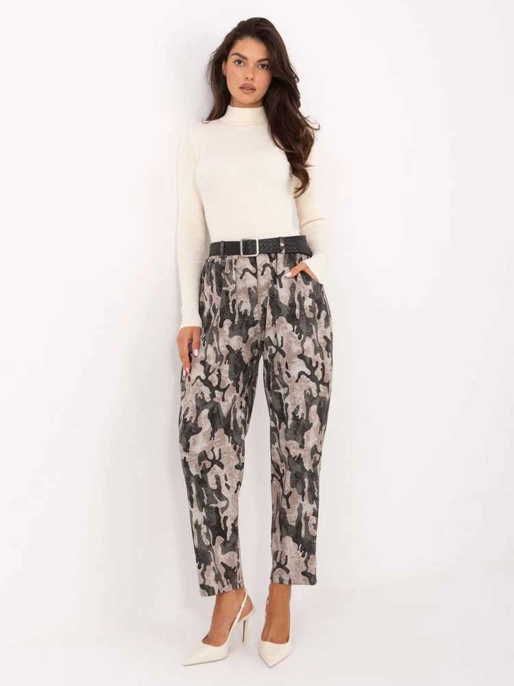 Moda Kelnės-IT-SP-242975.84-smėlio spalva