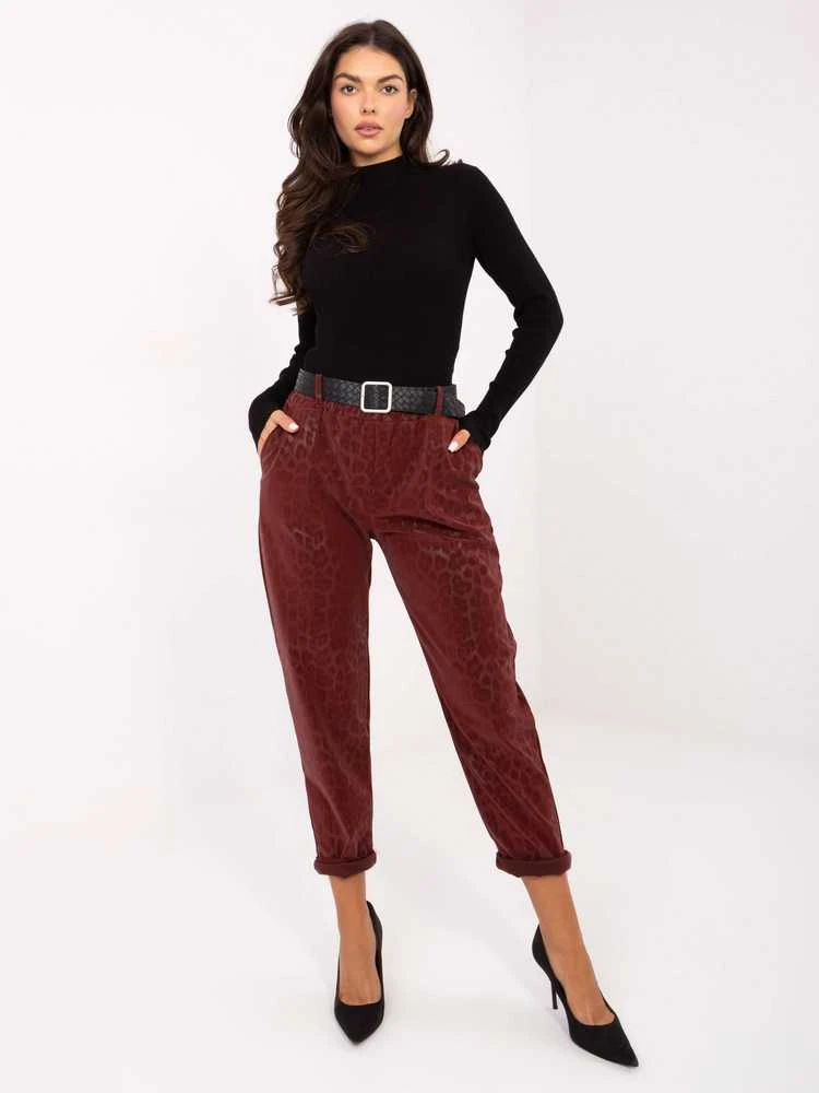 Moda Kelnės-IT-SP-242976.29P-bordinė