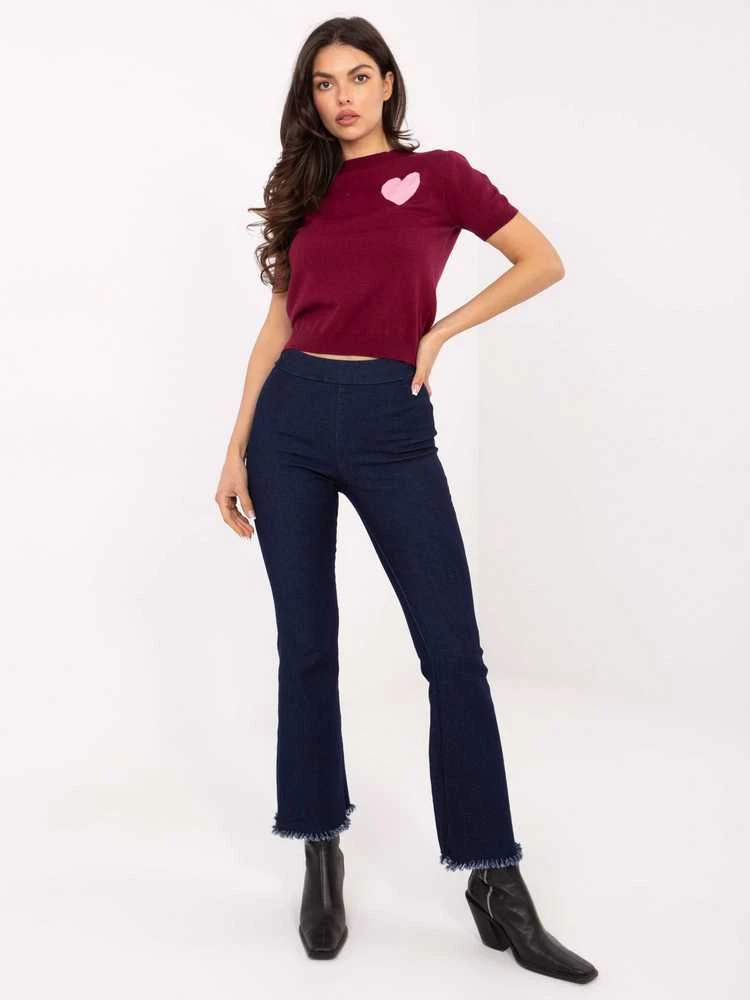 Moda Kelnės-IT-SP-FL6263.03P-tamsiai mėlyna