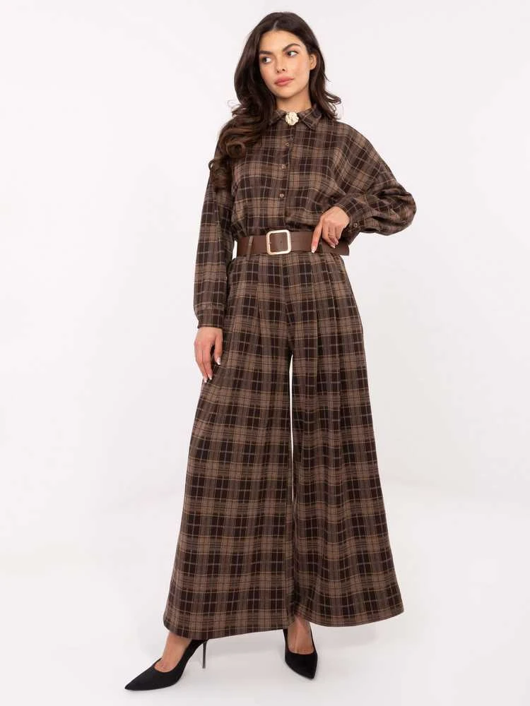 Moda Kelnės-IT-SP-GT190115.14P-ruda