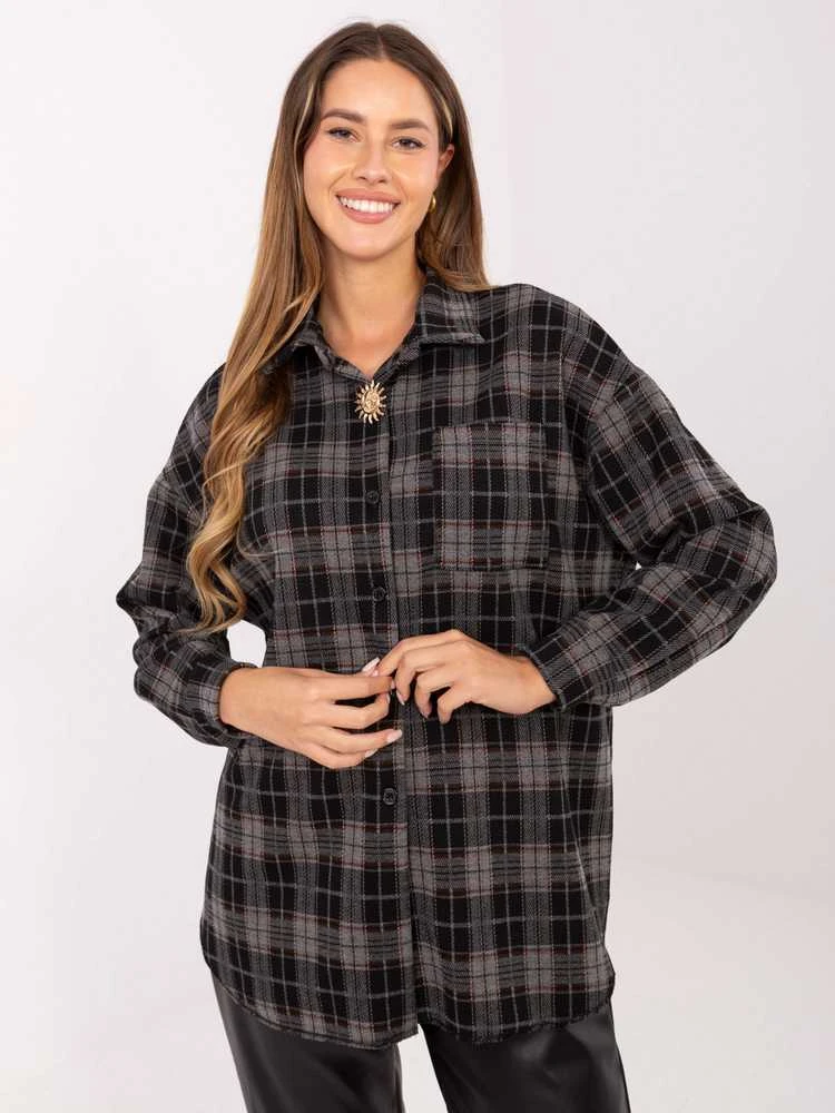 Moda Koszula-IT-KS-GT9880.12P-juoda