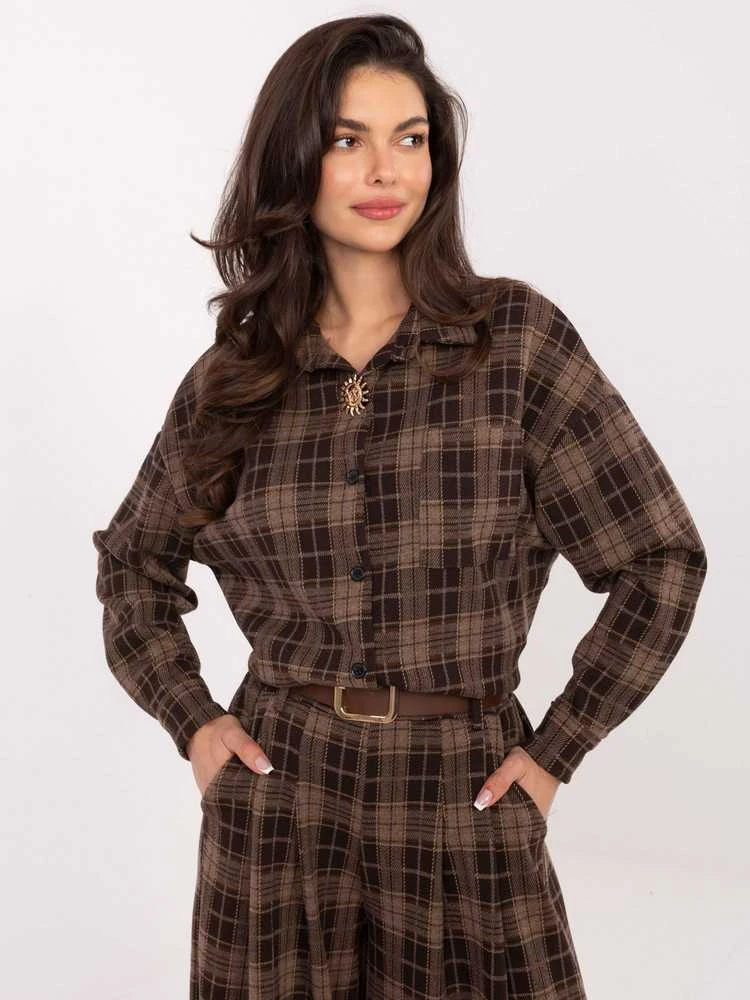 Moda Koszula-IT-KS-GT9880.12P-ruda