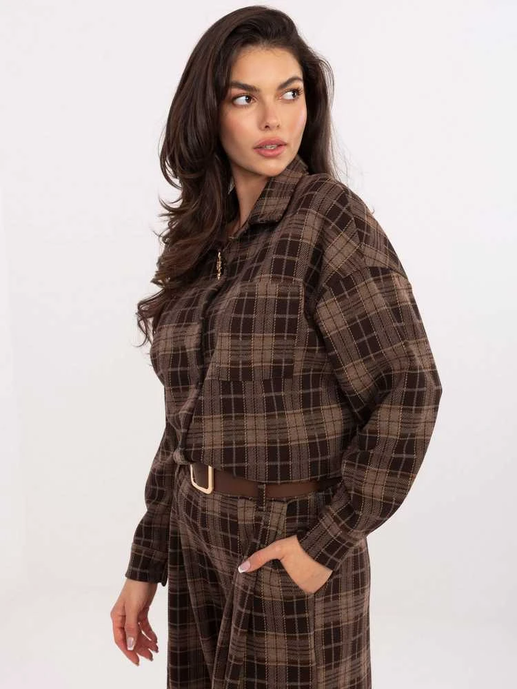 Moda Koszula-IT-KS-GT9880.12P-ruda