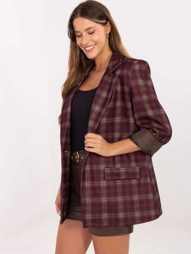 Moda Švarkas moterims IT-MA-21739.16P-bordinė