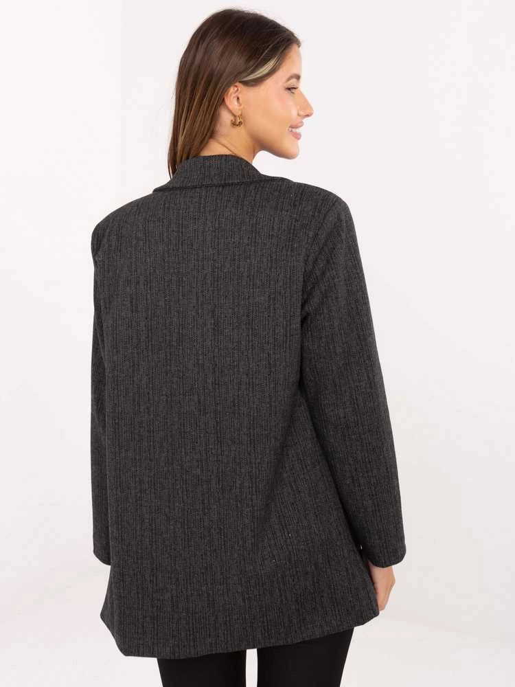 Moda Švarkas moterims IT-MA-FL8315.02P-grafito