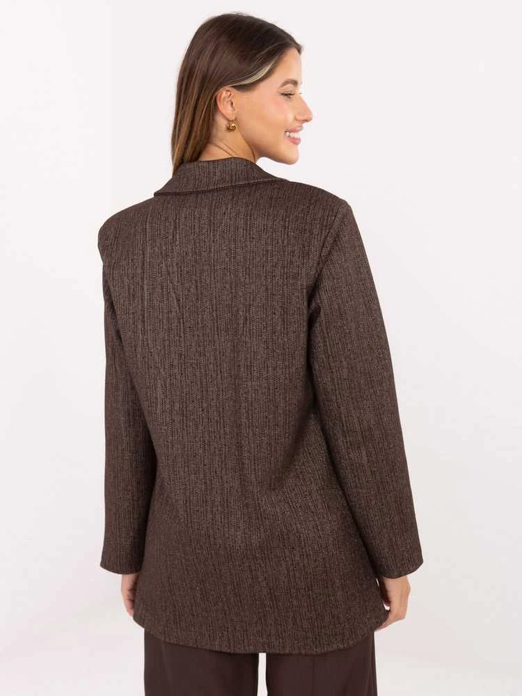 Moda Švarkas moterims IT-MA-FL8315.02P-ruda