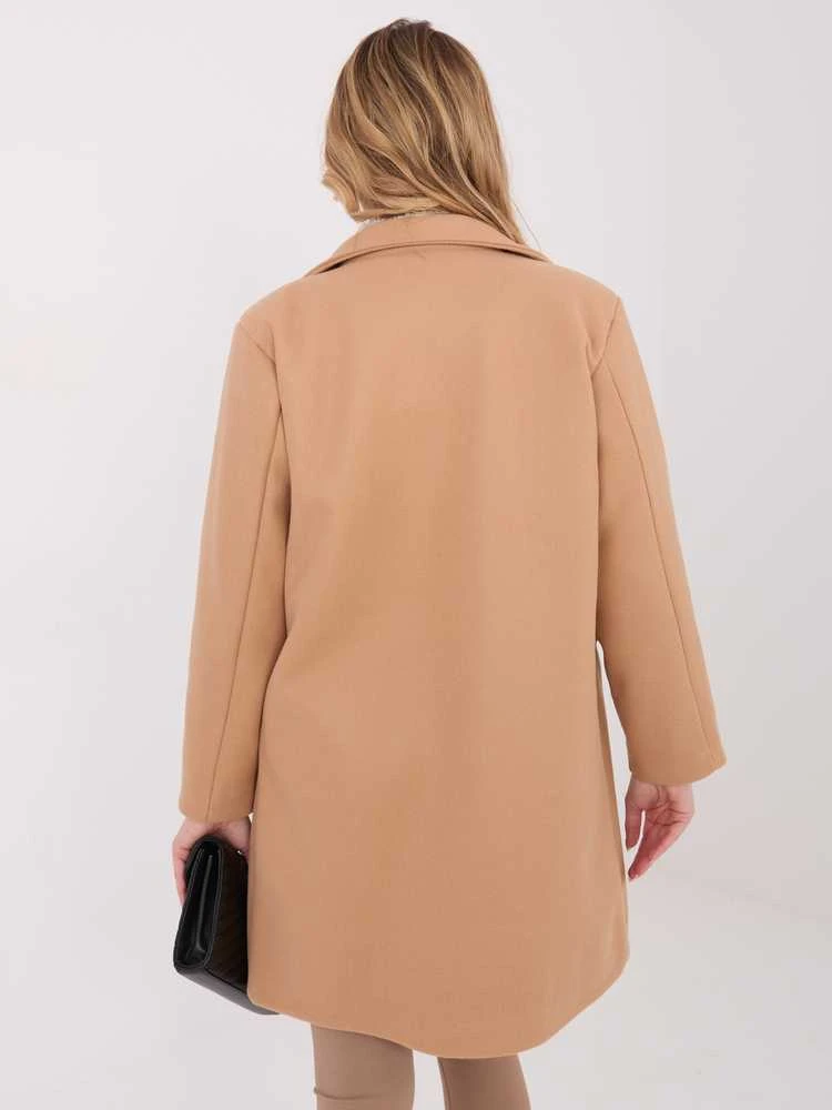 Moda Paltas moterims IT-PL-20238.23-camelowy