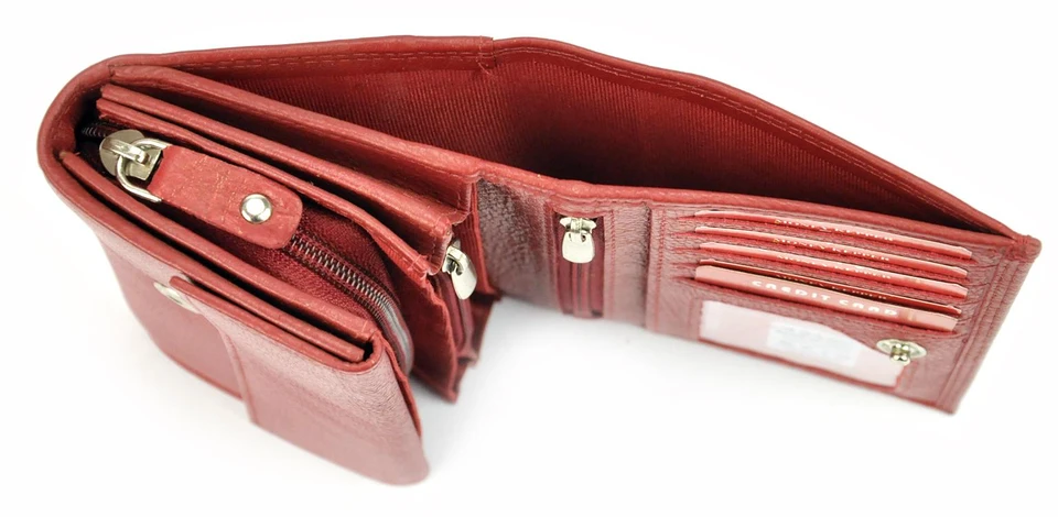 Vidutinė moteriška odinė piniginė Money Kepper 12145 RFID