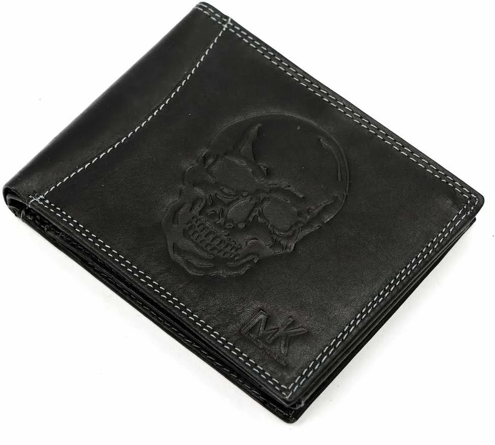 Piniginė vyrams Money Kepper CDD 5600 SKULL