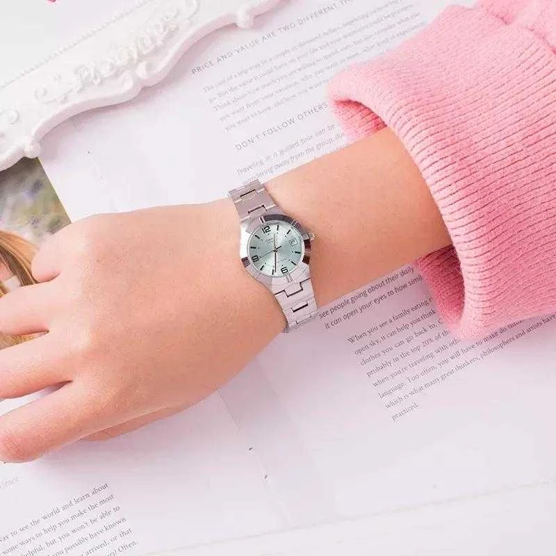 CASIO MOTERIŠKAS LAIKRODIS LTP-1241D-2A + DĖŽUTĖ