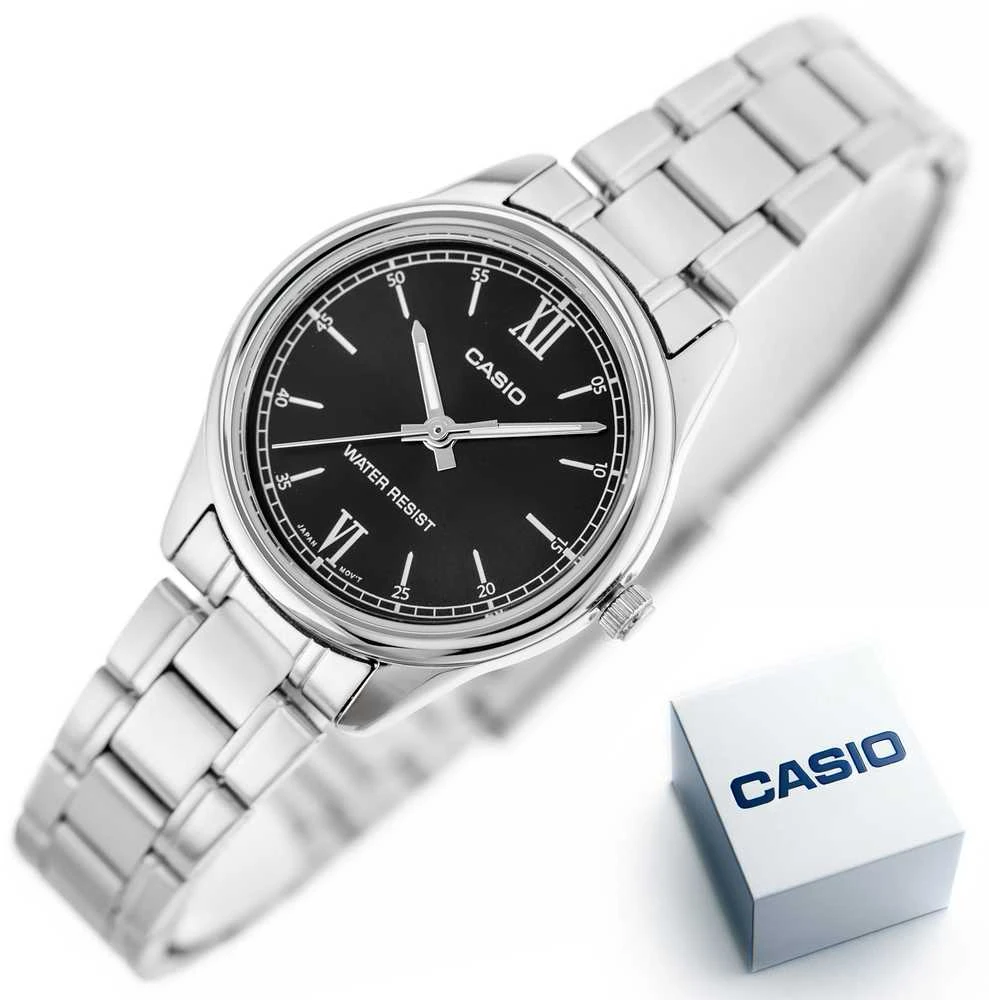 Laikrodis CASIO LTP-V005D-1B2 WOMEN'S WATCH (zd586k) + BOX