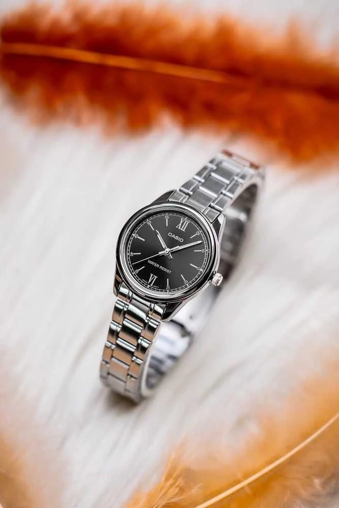Laikrodis CASIO LTP-V005D-1B2 WOMEN'S WATCH (zd586k) + BOX