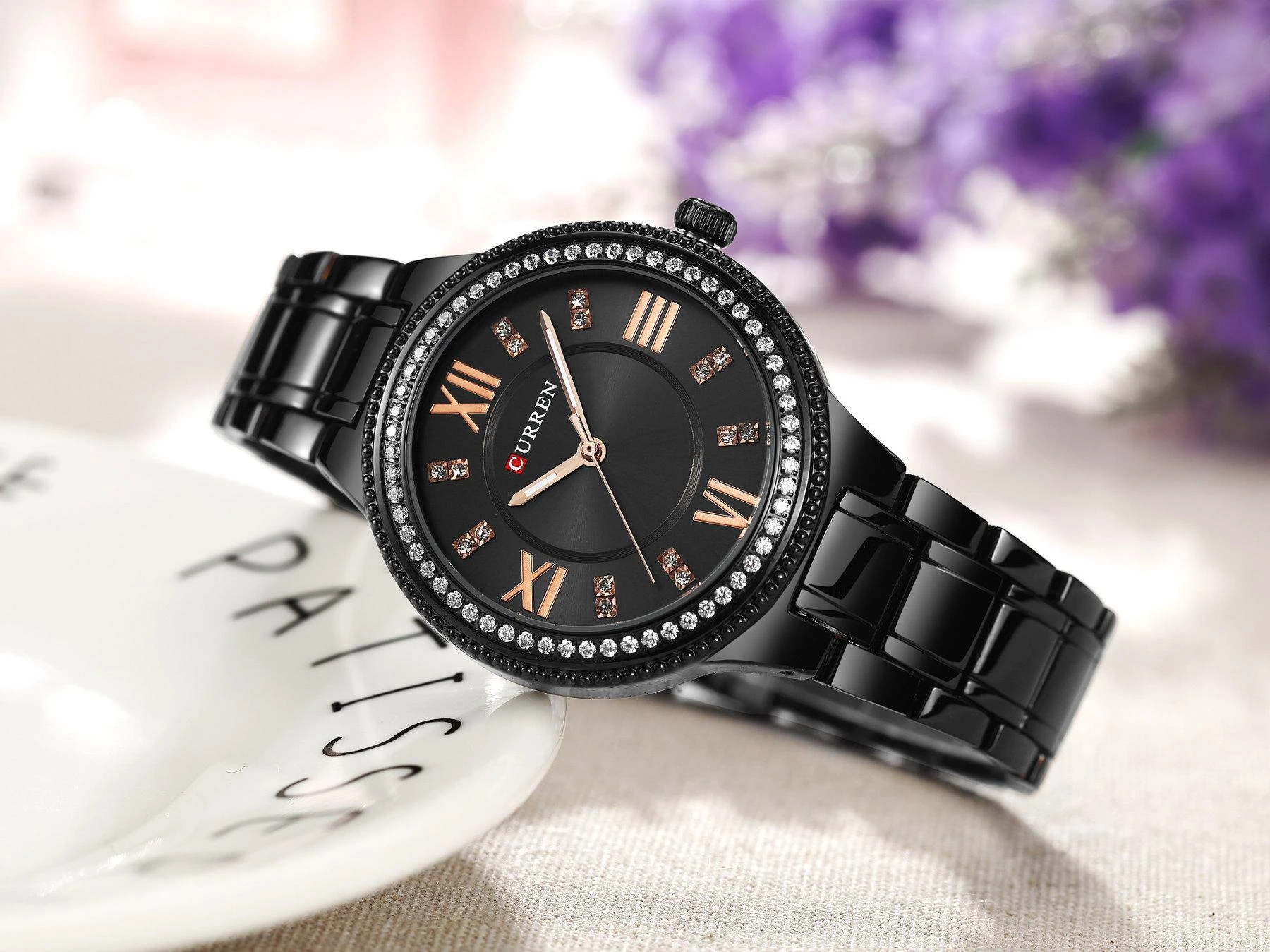 Laikrodis moterims CURREN 9004 (zc506d) + dėžutė