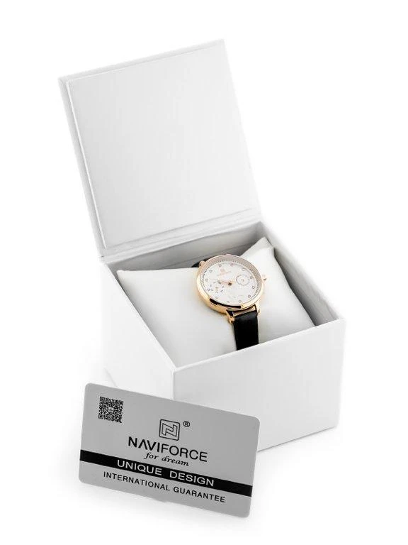 MOTERIŠKAS LAIKRODIS NAVIFORCE - NF5003 (zn502f) + dėžutė
