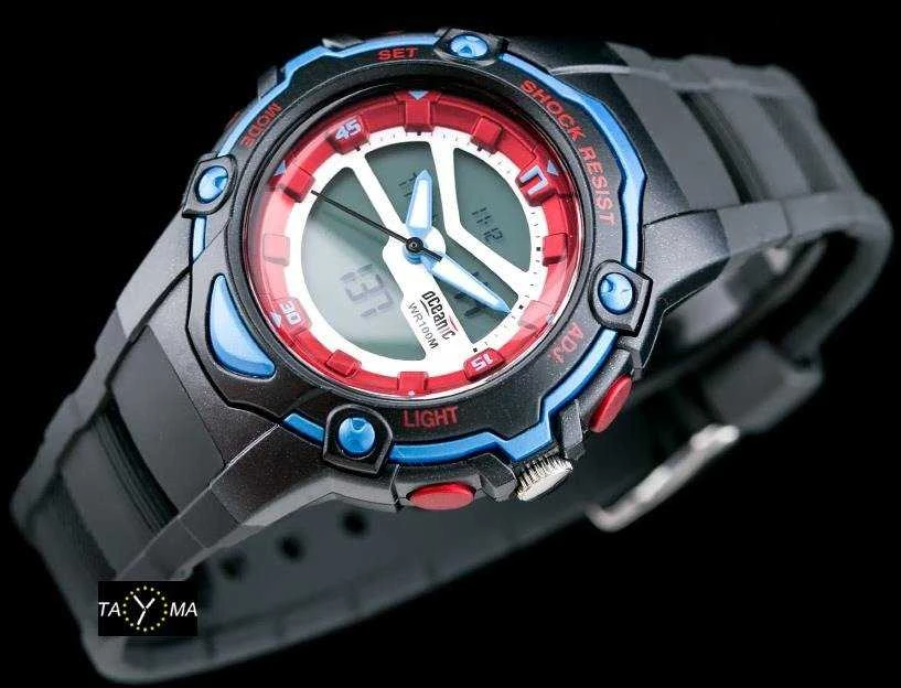 MOTERIŠKAS LAIKRODIS OCEANIC AD1035 - MULTITIME - WR100 (ze512a)