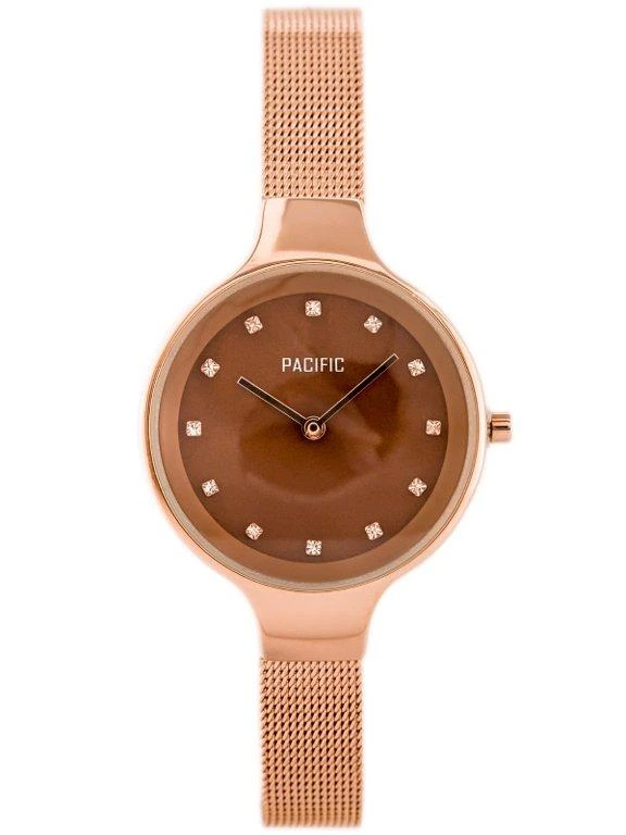 MOTERIŠKAS LAIKRODIS PACIFIC 6009 (zy596d) - rosegold
