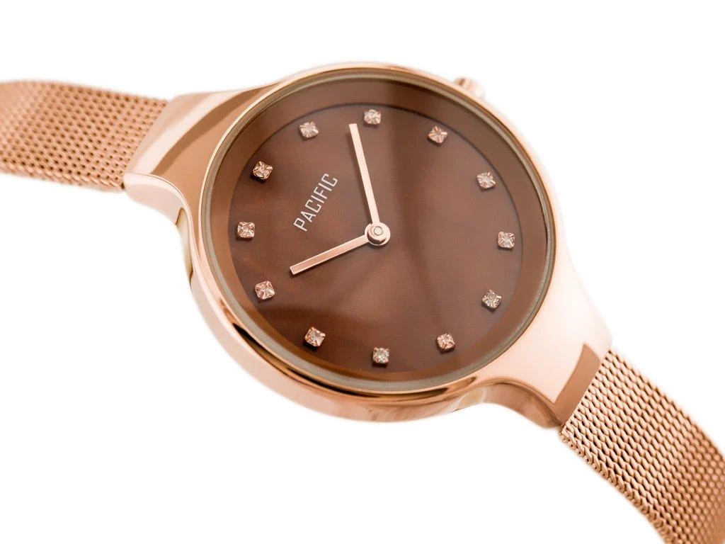 MOTERIŠKAS LAIKRODIS PACIFIC 6009 (zy596d) - rosegold
