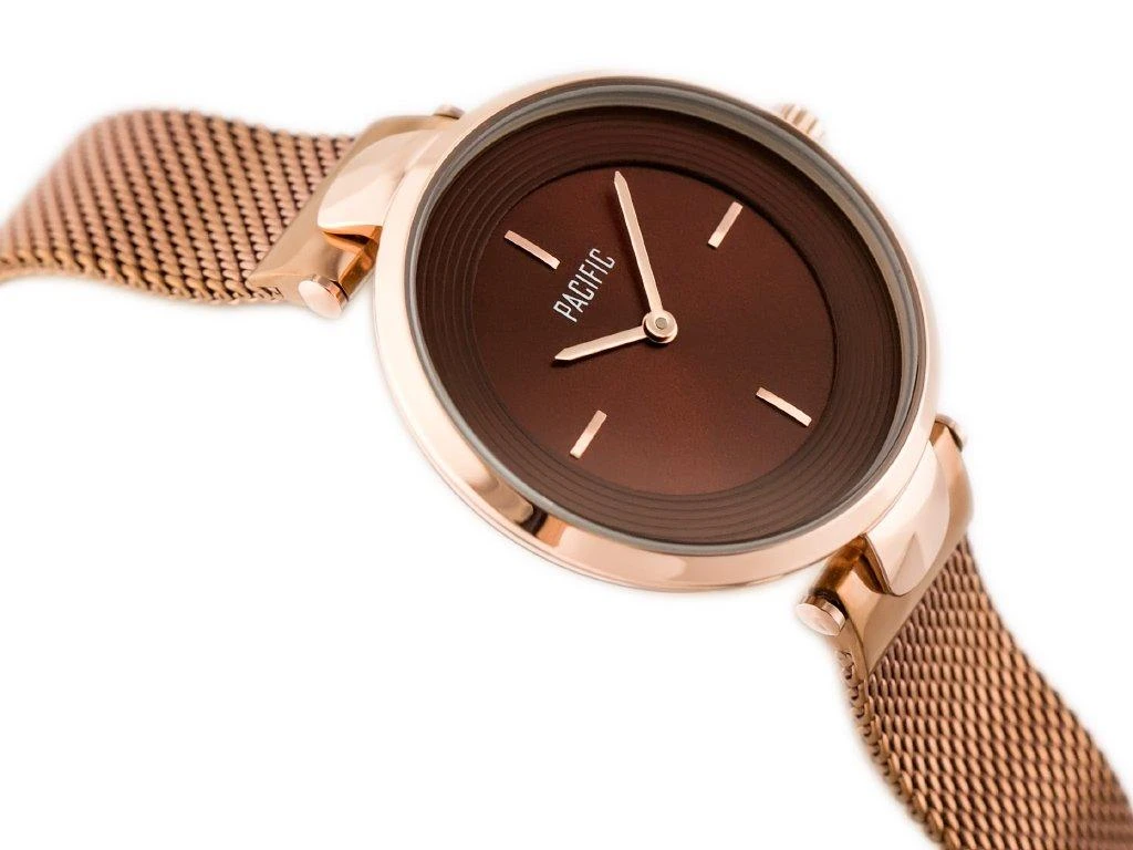 MOTERIŠKAS LAIKRODIS PACIFIC 6012 (zy600c) - rosegold