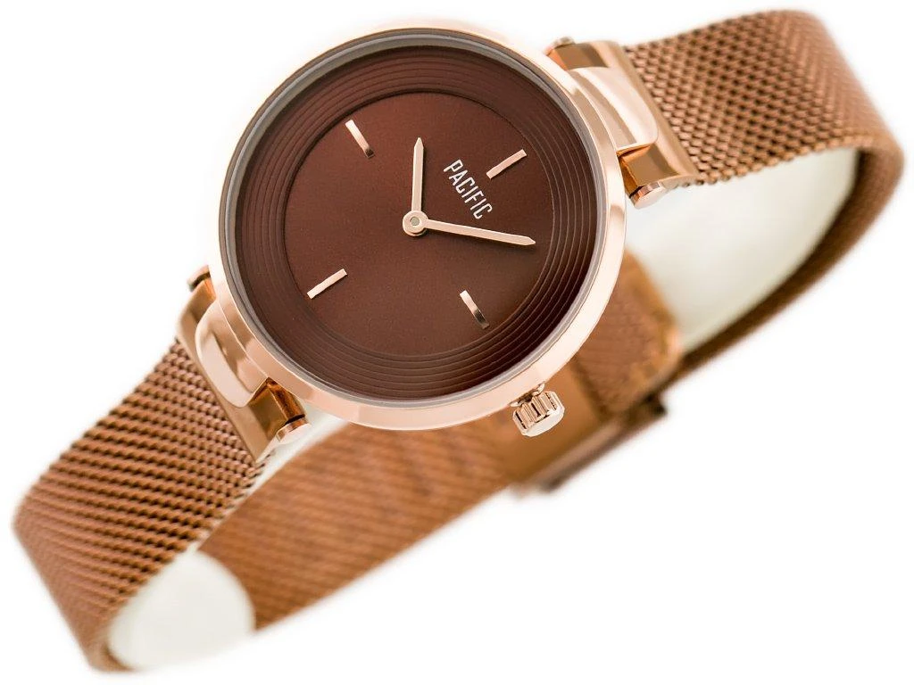 MOTERIŠKAS LAIKRODIS PACIFIC 6012 (zy600c) - rosegold