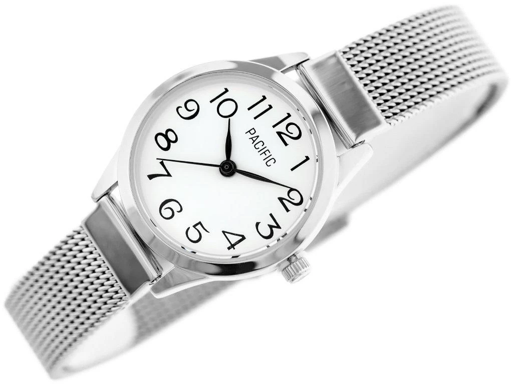 Laikrodis moterims PACIFIC X6131-01 - siatka komunia (zy648b)