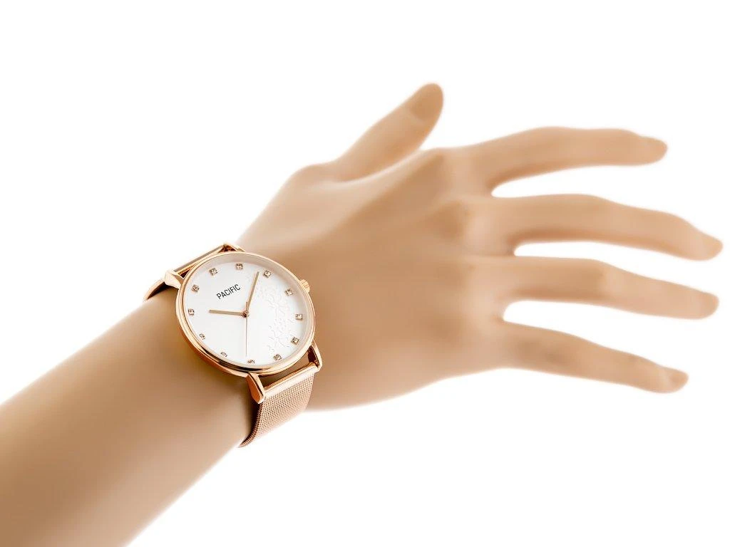 MOTERIŠKAS LAIKRODIS PACIFIC X6183 - rosegold (zy670c)