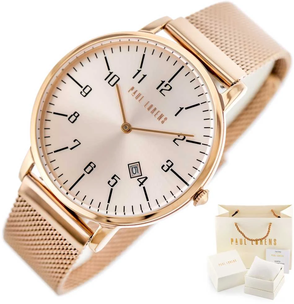 PAUL LORENS WOMEN'S WATCH - PL11503B-4D2 (zg510e) + BOX