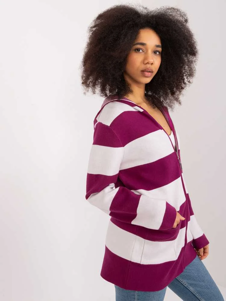 Nevery Day Megztinis-PM-SW-B426.38X-violetinė