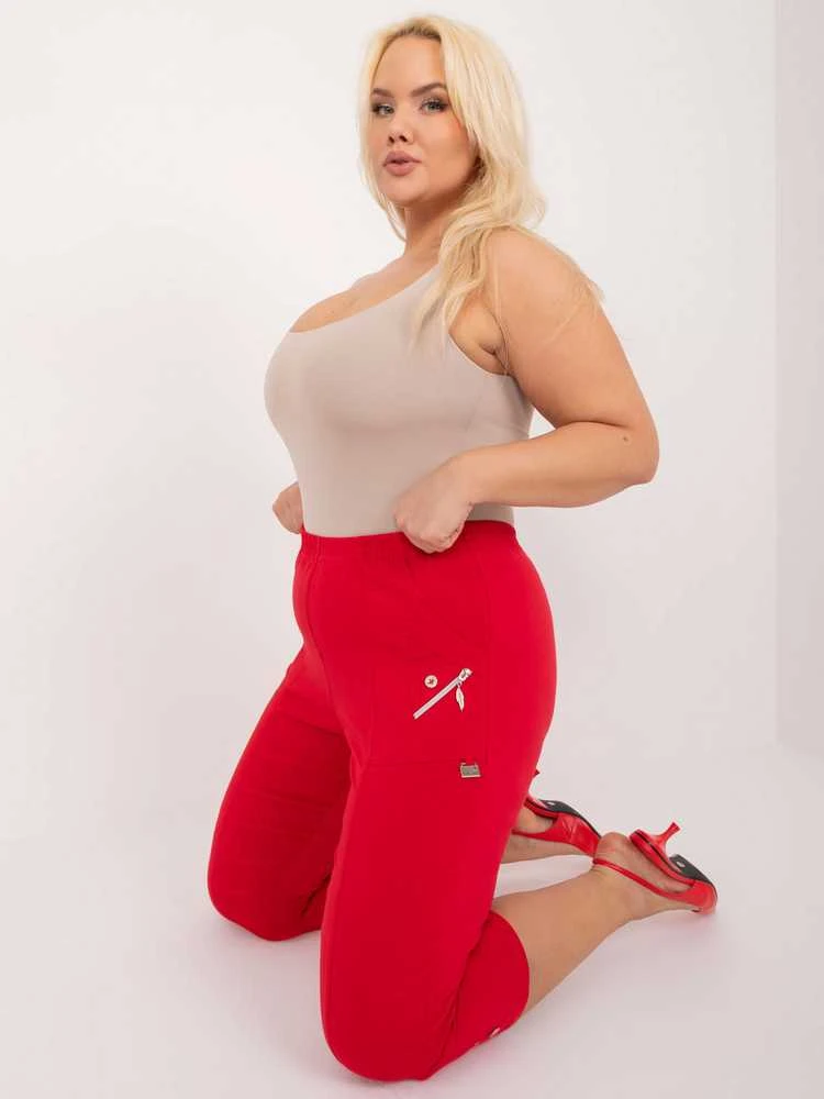 New Fashion Kelnės-AT-SP-73019.45-raudona