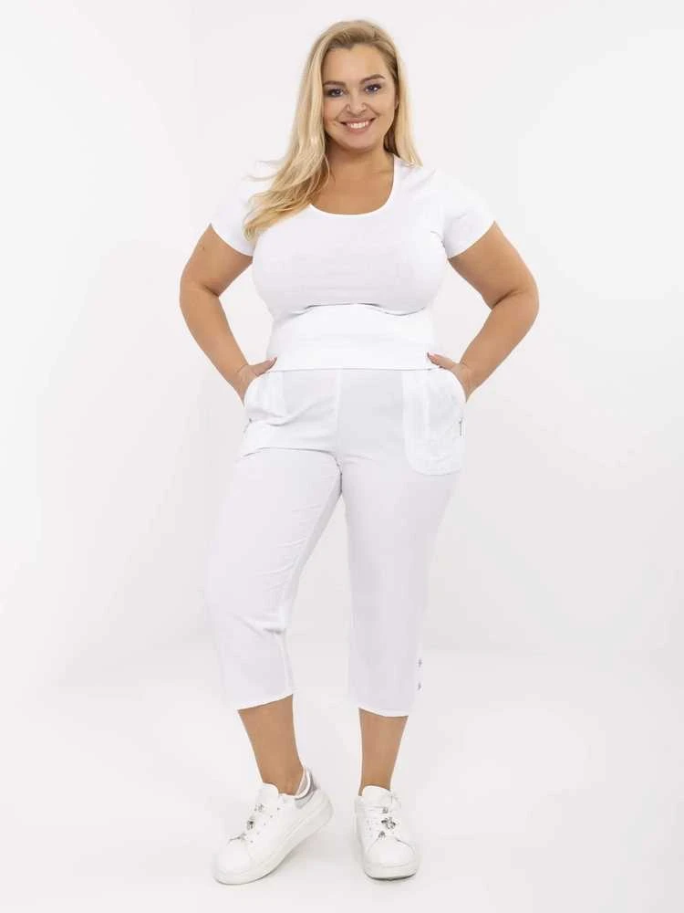 New Fashion Kelnės-AT-SP-845.64-balta