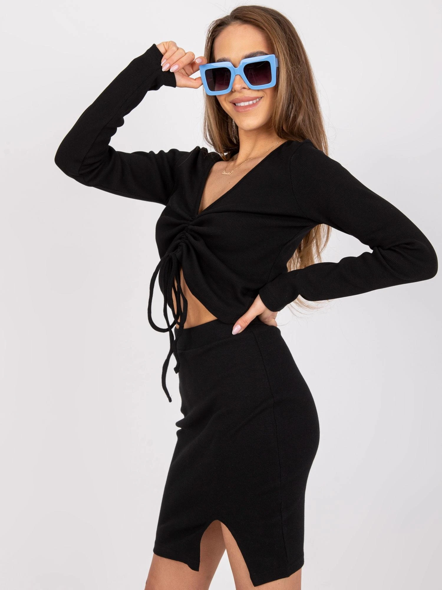 Och Bella Palaidinė-TW-BZ-BL-008.63P-juoda