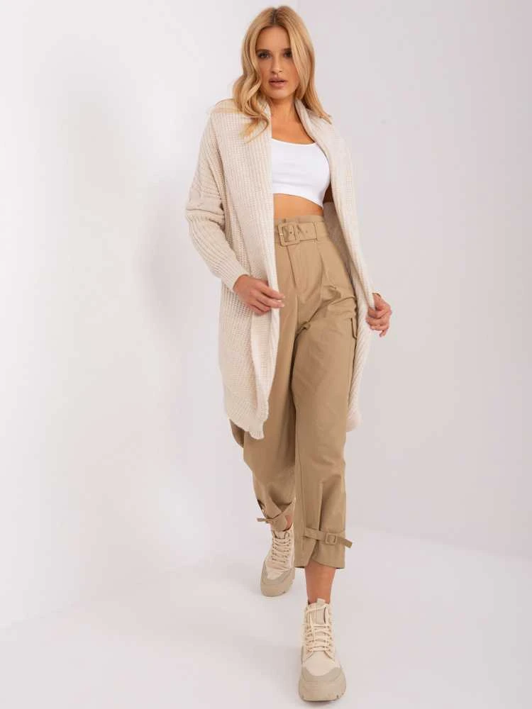 Och Bella Kardiganas moterims -TW-SW-BI-305.99P-šviesiai smėlio spalvos