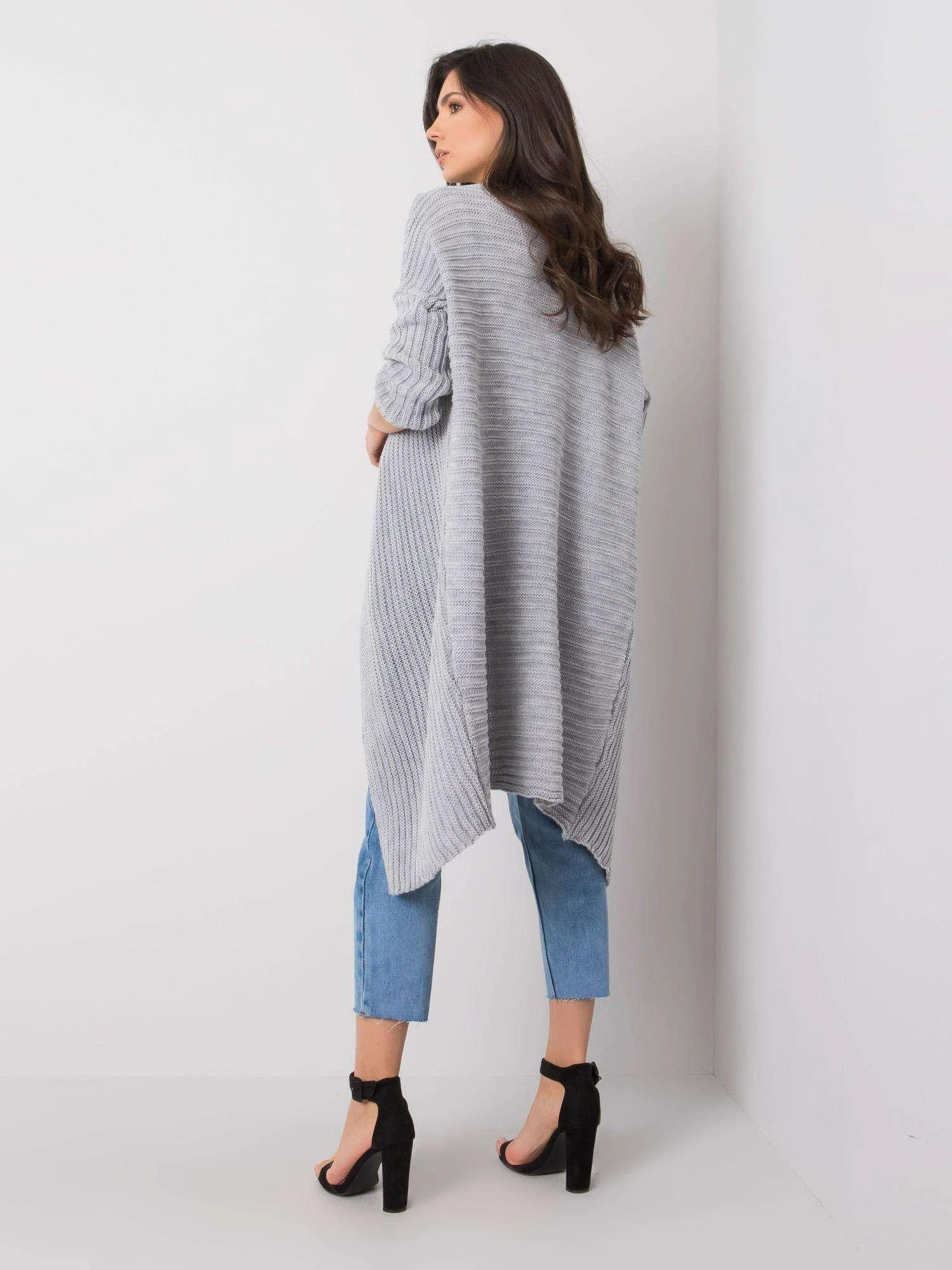 Och Bella Kardiganas moterims -TW-SW-BI-501.66-pilka