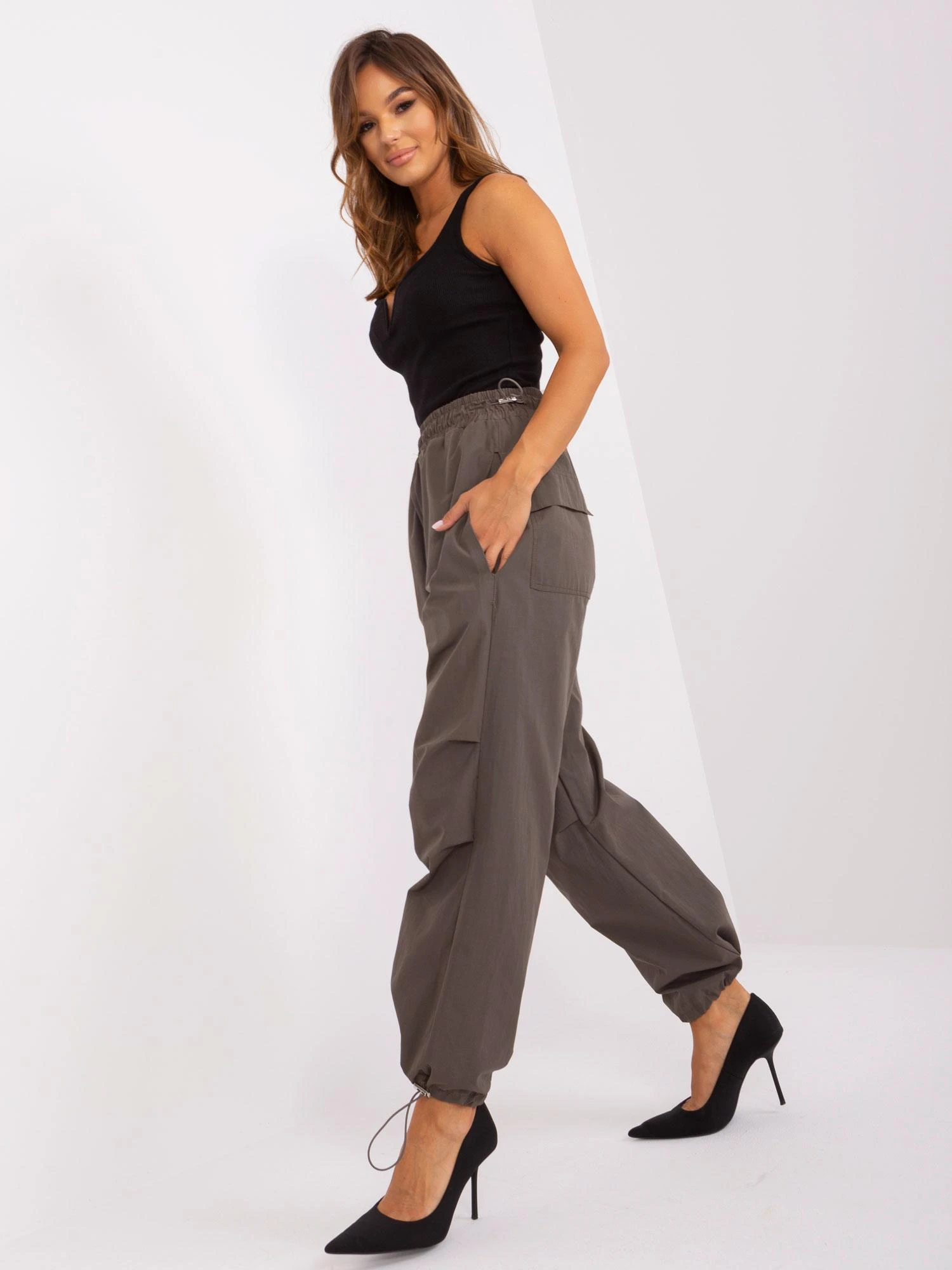 Och Bella Kelnės-TW-SP-OB056.86P-khaki