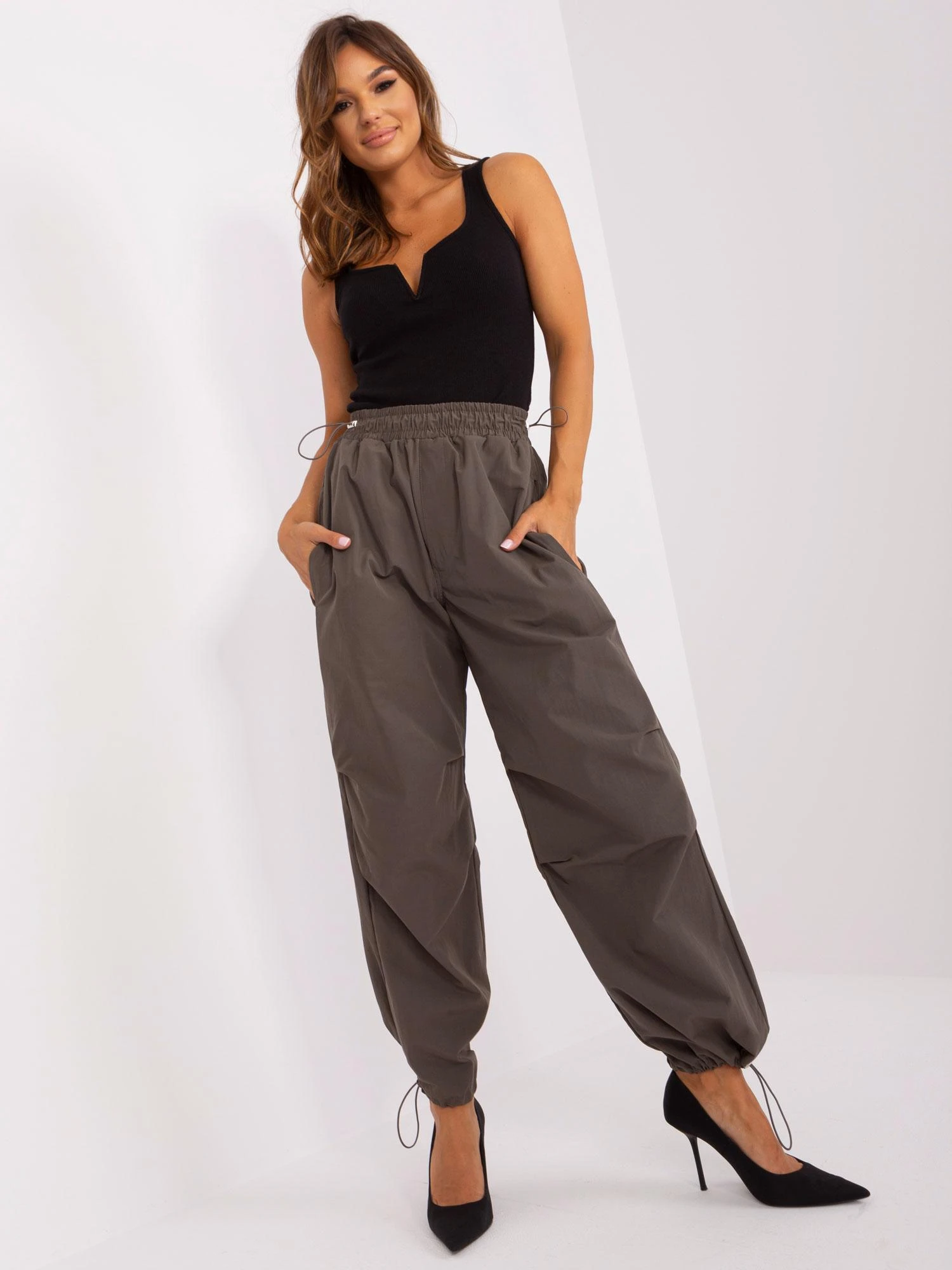 Och Bella Kelnės-TW-SP-OB056.86P-khaki