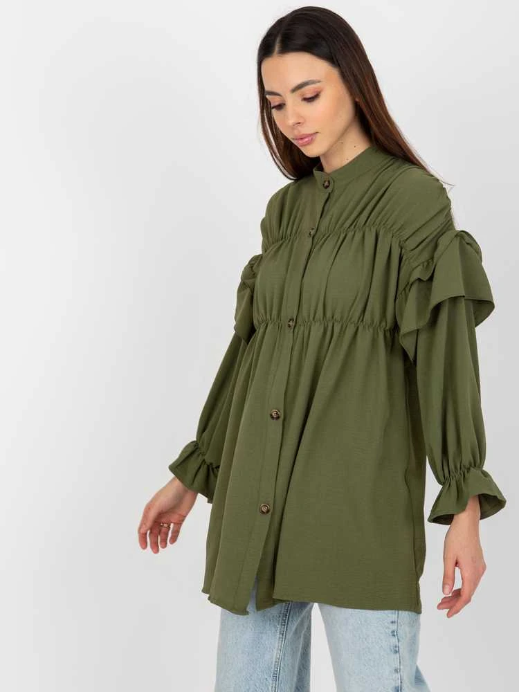 Och Bella Marškiniai-TW-KS-BI-2021745.13X-khaki