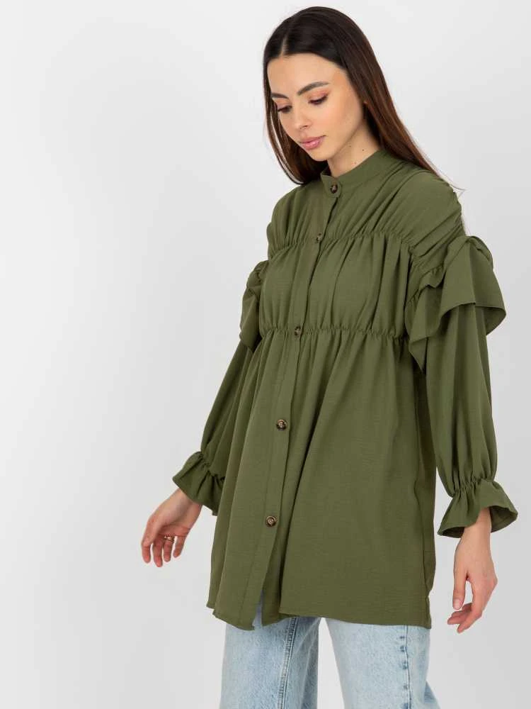 Och Bella Marškiniai-TW-KS-BI-2021745.13X-khaki