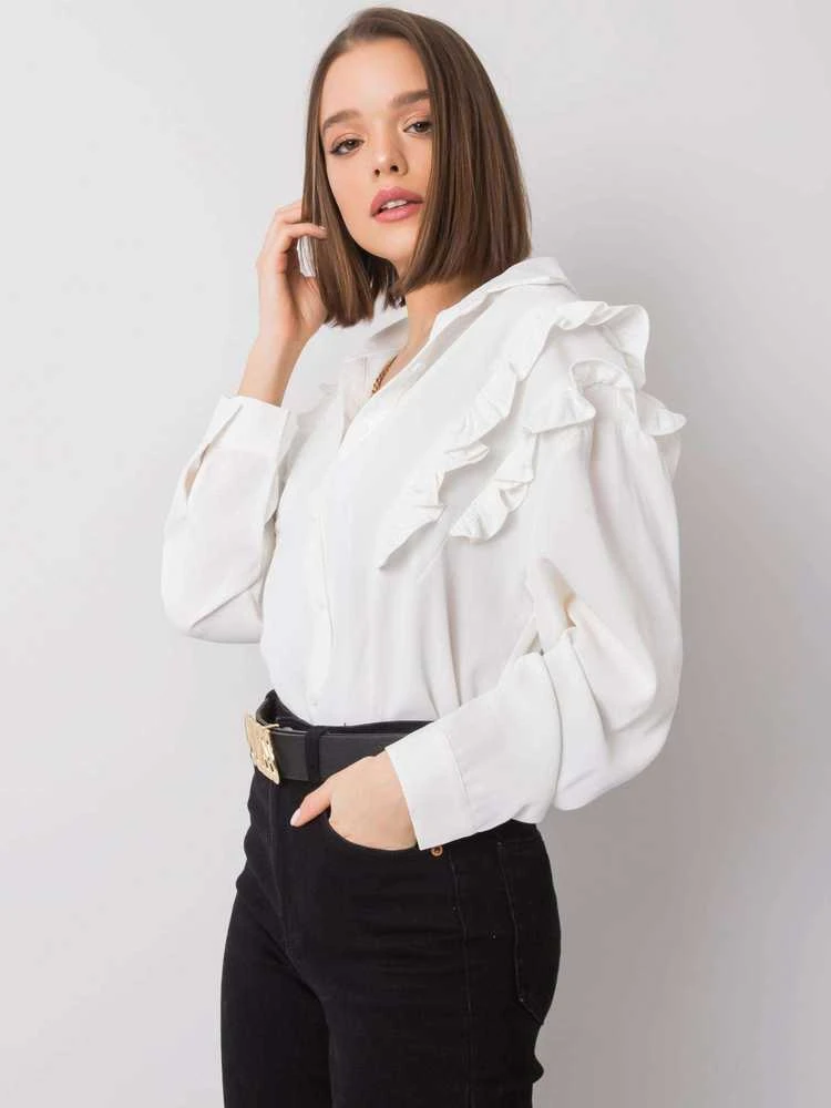 Och Bella Marškiniai-TW-KS-BP-5095.20-ekru