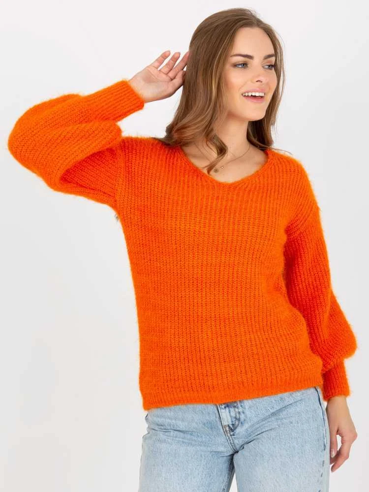 Och Bella Megztinis-TW-SW-BI-9029.84-oranžinė