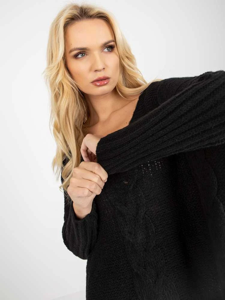 Och Bella Megztinis-TW-SW-BI-M903.33X-juodas