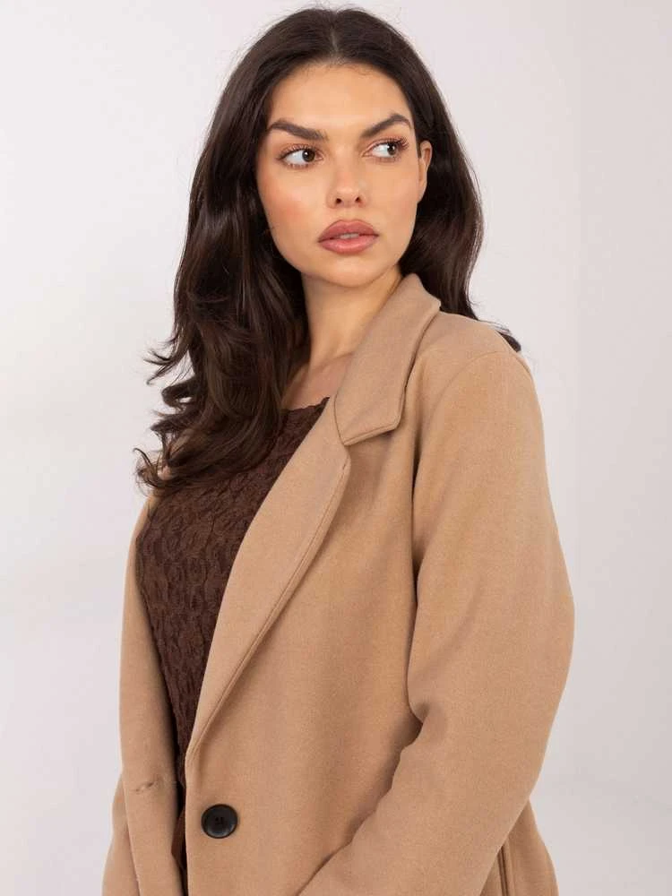 Och Bella Paltas moterims -TW-PL-BI-5312A.85-camelowy