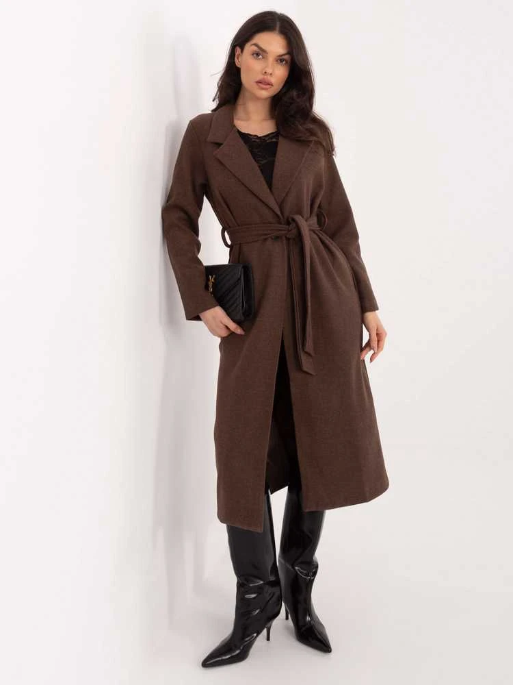 Och Bella Paltas moterims TW-PL-BI-5312A.85-ruda