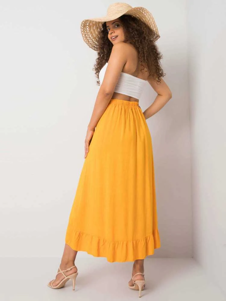 Och Bella Spódnica-TW-SD-BI-26700.16P-šviesiai oranžinė