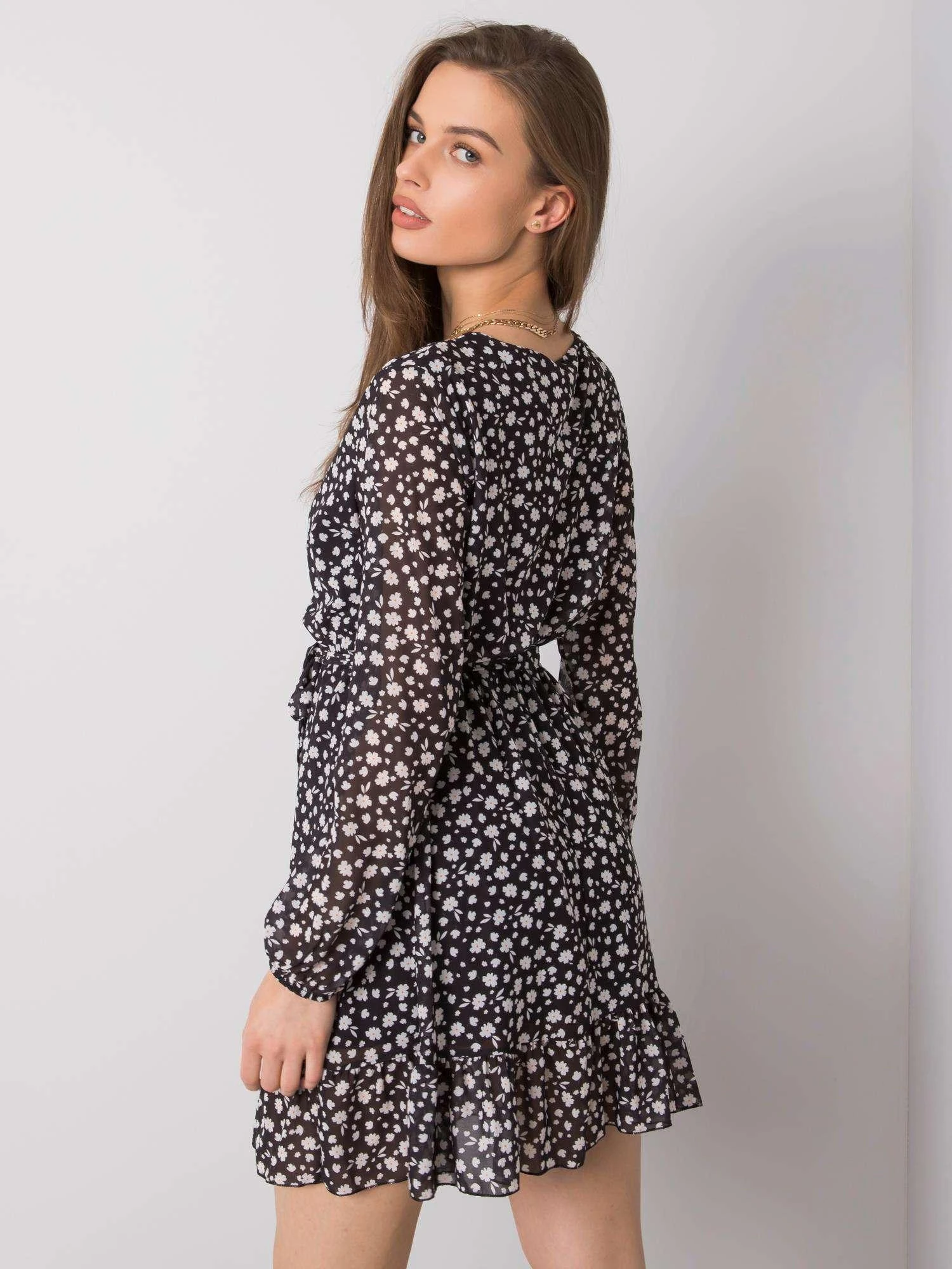 Och Bella Suknelė-TW-SK-BI-26329.20-juoda ir balta