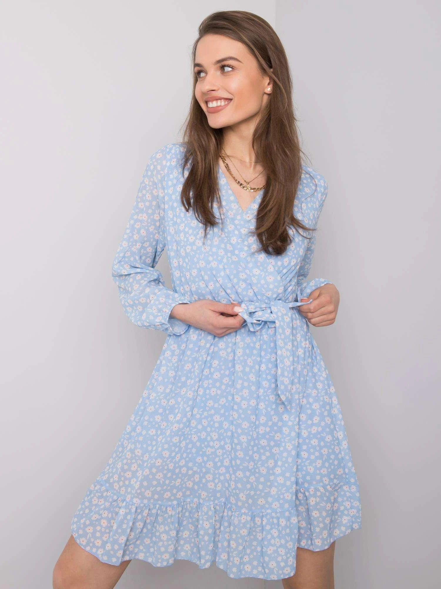 Och Bella Suknelė-TW-SK-BI-26329.20-šviesiai mėlyna
