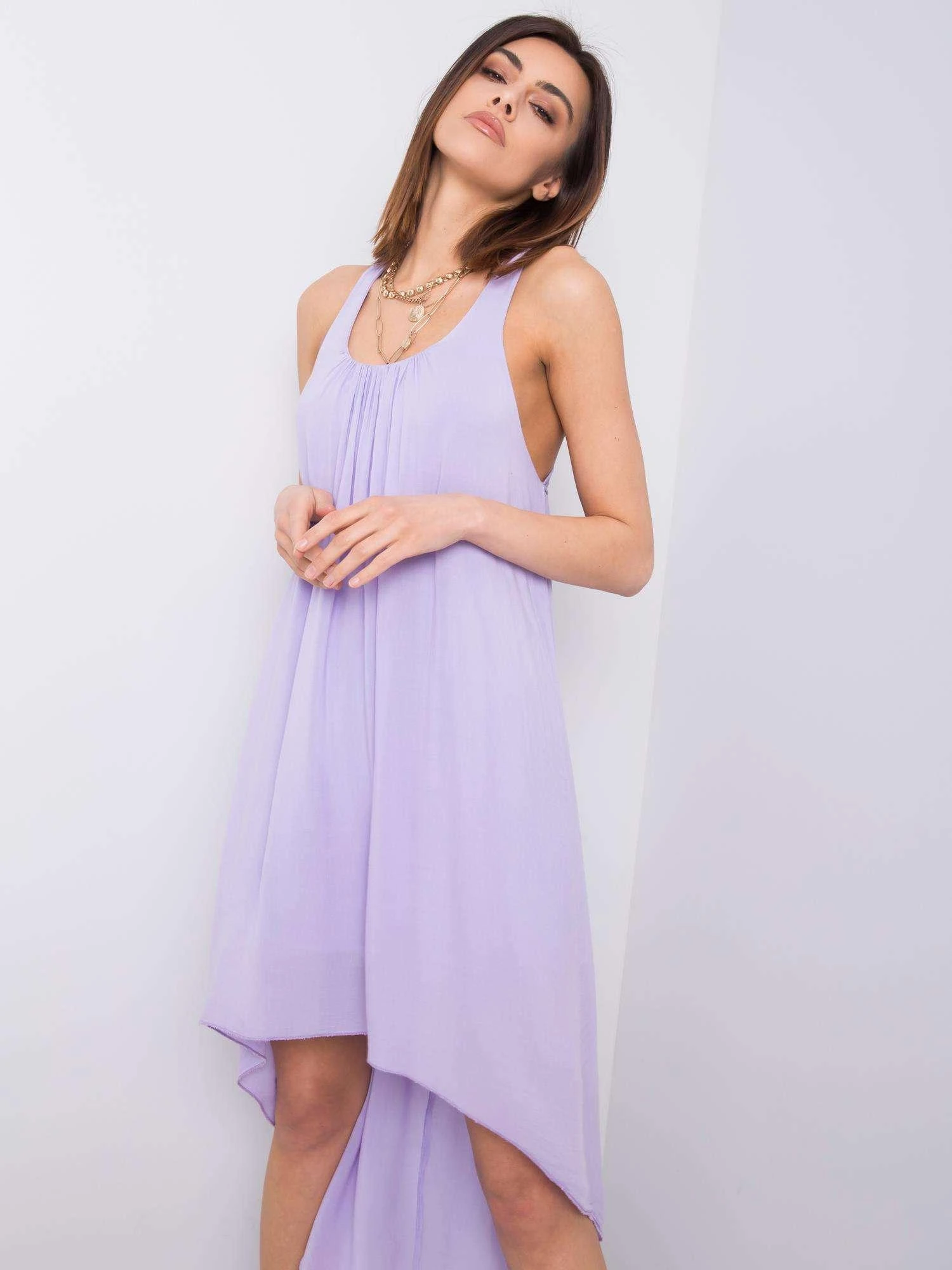 Och Bella Suknelė-TW-SK-BI-80106.12-šviesiai violetinė