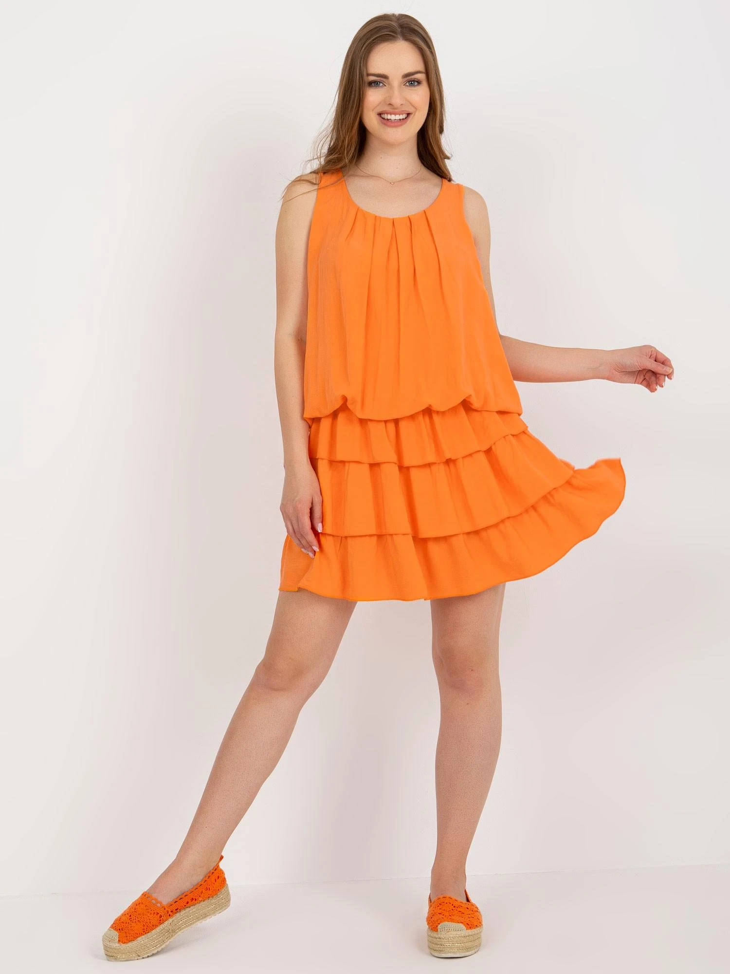 Och Bella Suknelė-TW-SK-BI-8139.44-oranžinė