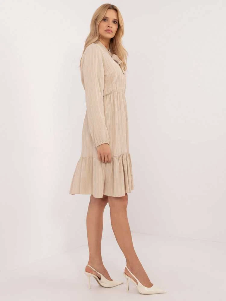Och Bella Suknelė-TW-SK-BI-CB3331.88-smėlio spalvos