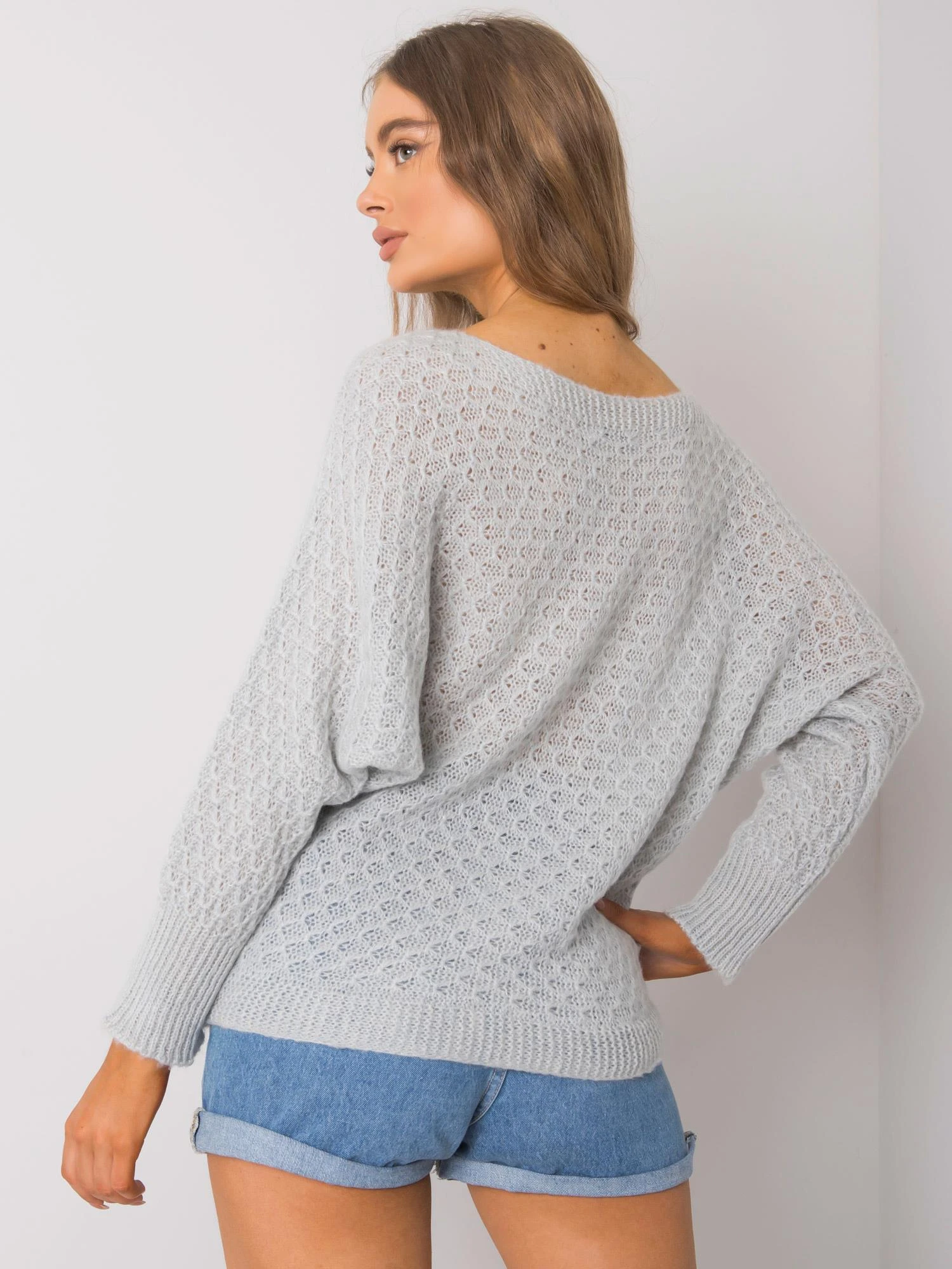 Och Bella Megztinis-TW-SW-BI-2269.25X pilkas