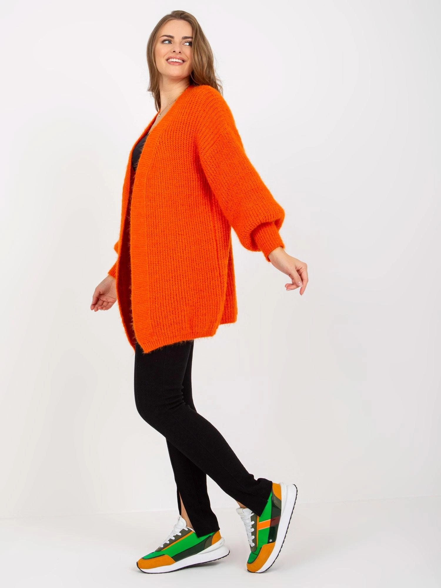Och Bella Megztinis-TW-SW-BI-9025.36X-oranžinė