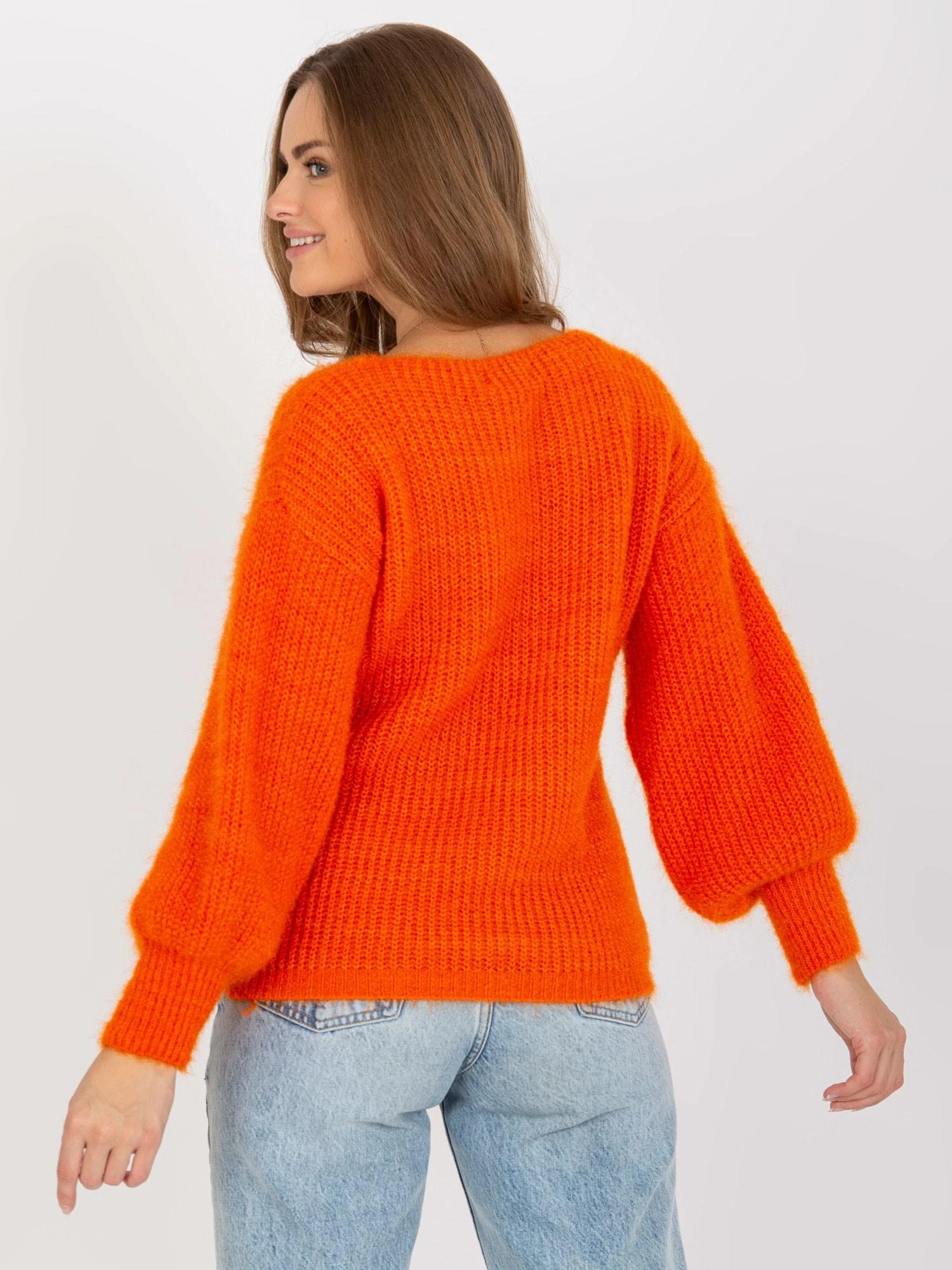 Och Bella Megztinis-TW-SW-BI-9029.84-oranžinė